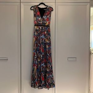 Alice and Olivia- floral open back